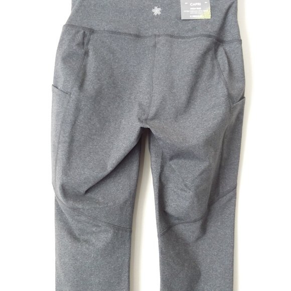 Tek Gear Charcoal High Rise Shapewear Capri S - Picture 6 of 9